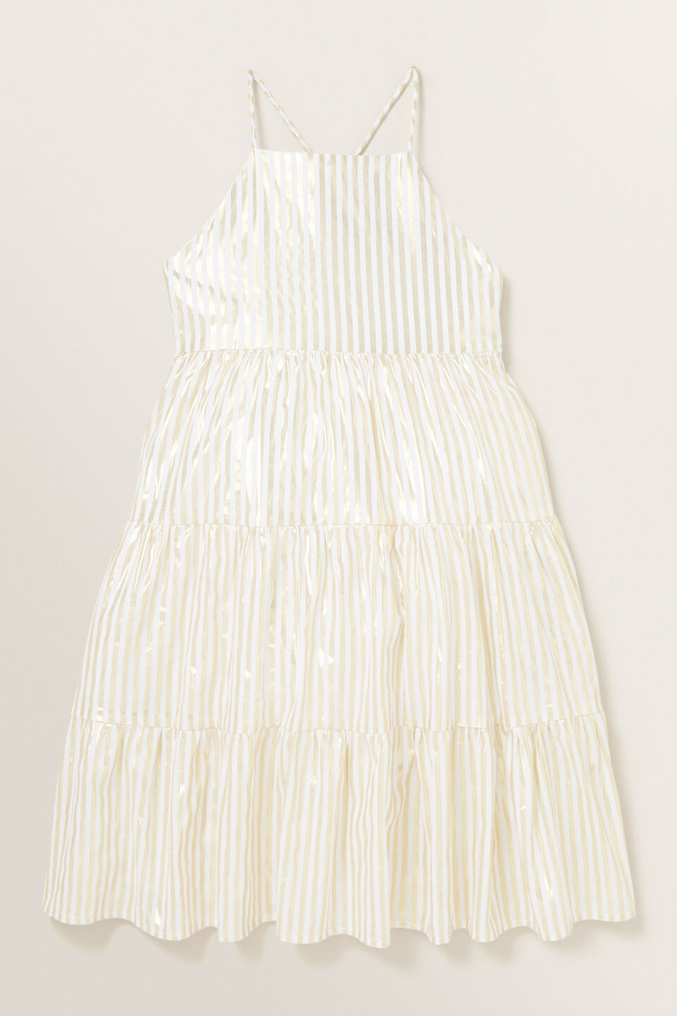 Metallic Stripe Midi Dress  9