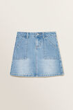 A-Line Denim Skirt    hi-res