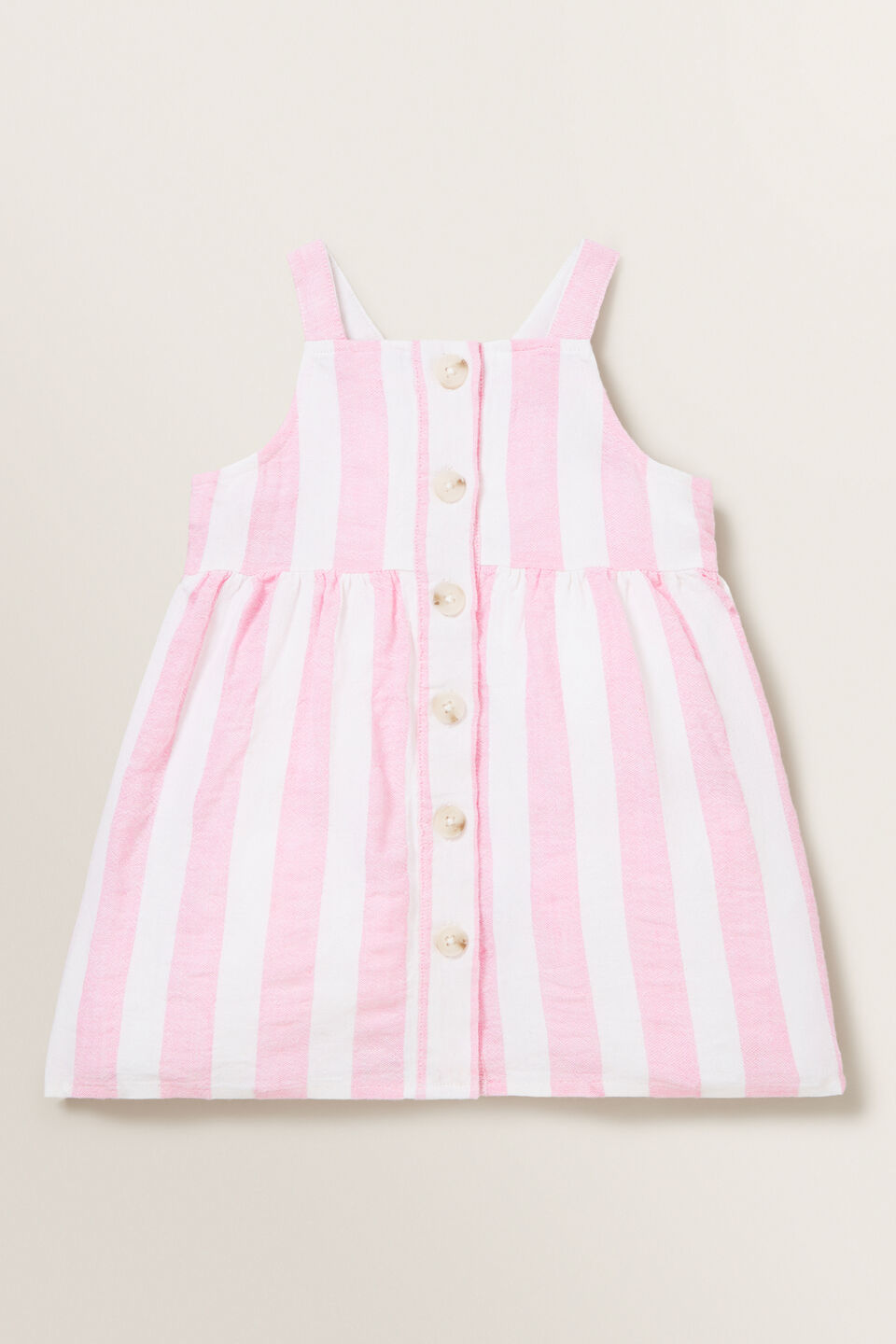 Stripe Linen Pinafore  