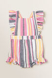 Multi Stripe Romper    hi-res