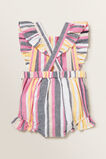 Multi Stripe Romper    hi-res