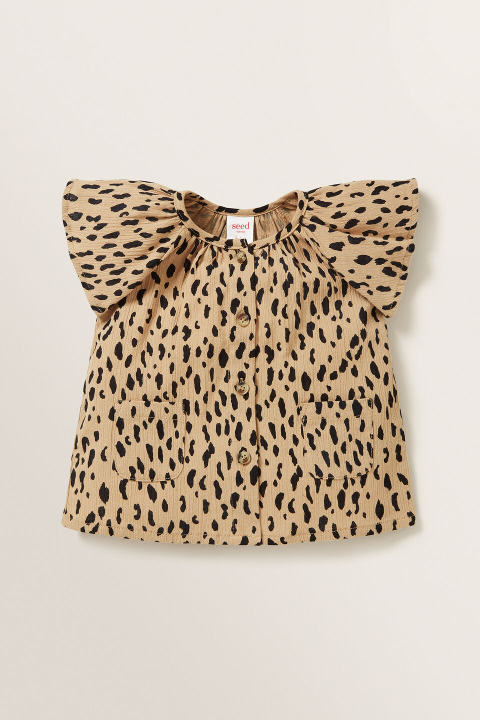 Ocelot Print Top  