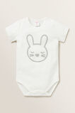 Chenille Bunny Bodysuit    hi-res