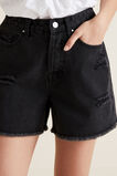 Distressed Denim Short    hi-res