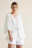 Flutter Sleeve Blouse    hi-res