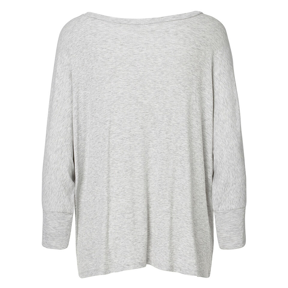 Rib Long Sleeve Tee  