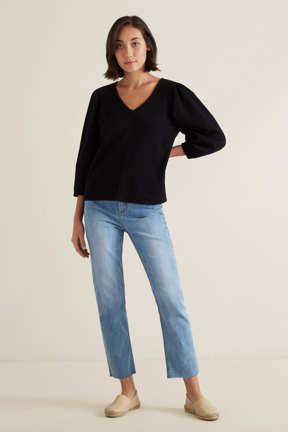 Sleeve Seam Detail Top  