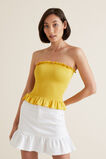 Shirred Bandeau Top  Gold Rush  hi-res