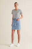 Belted Denim Skirt    hi-res