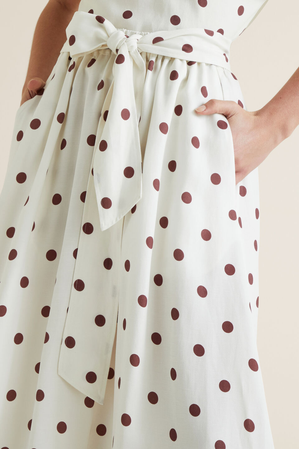 Hi-Lo Spot Skirt  