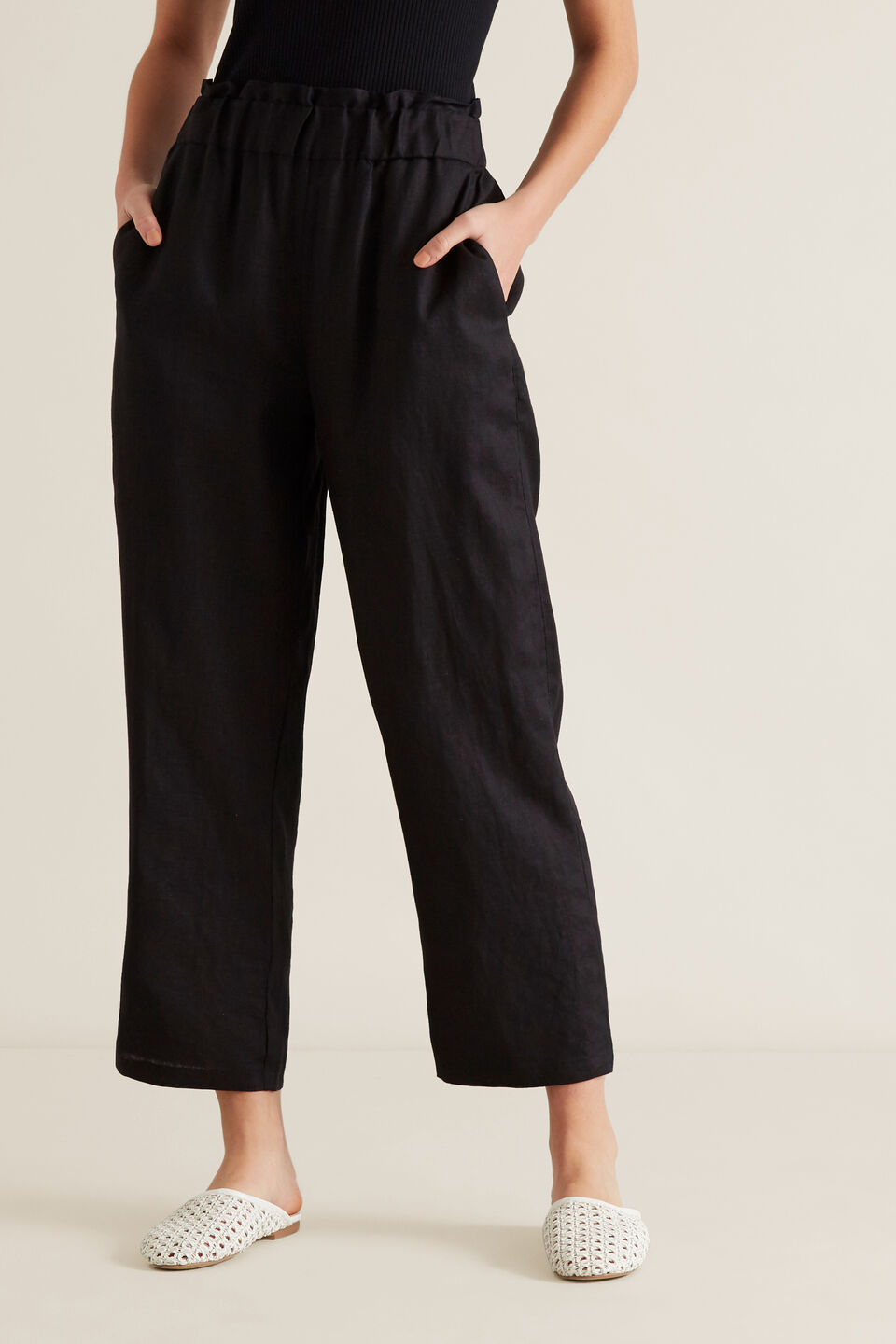 Linen Relaxed Pant  