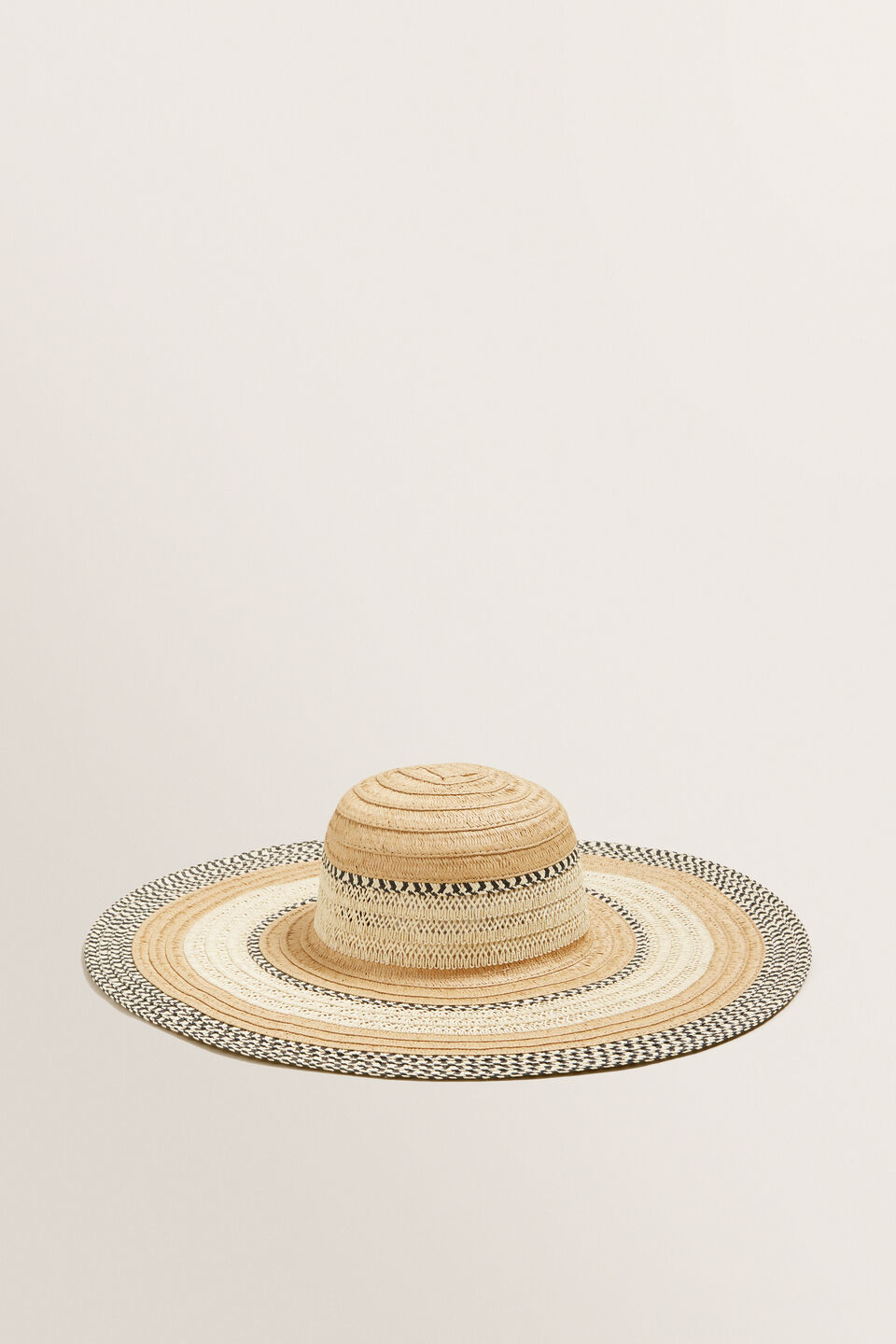 Tonal Stripe Sun Hat  