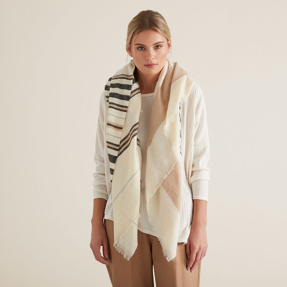 Square Stripe Scarf  