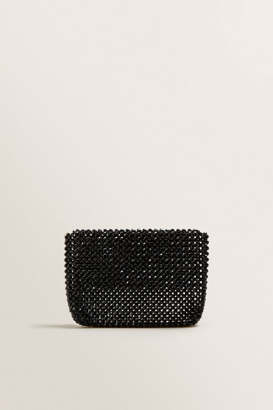 Beaded Fold Over Clutch  