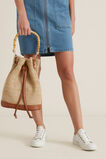 Bamboo Handle Bucket Bag    hi-res