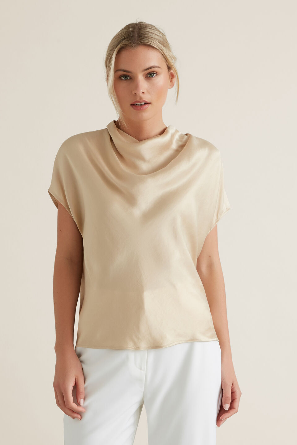 Funnel Neck Top  