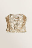 Sequin Cropped Tee    hi-res