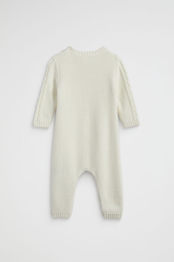 Core Cable Knitted Jumpsuit  Nb Canvas  hi-res