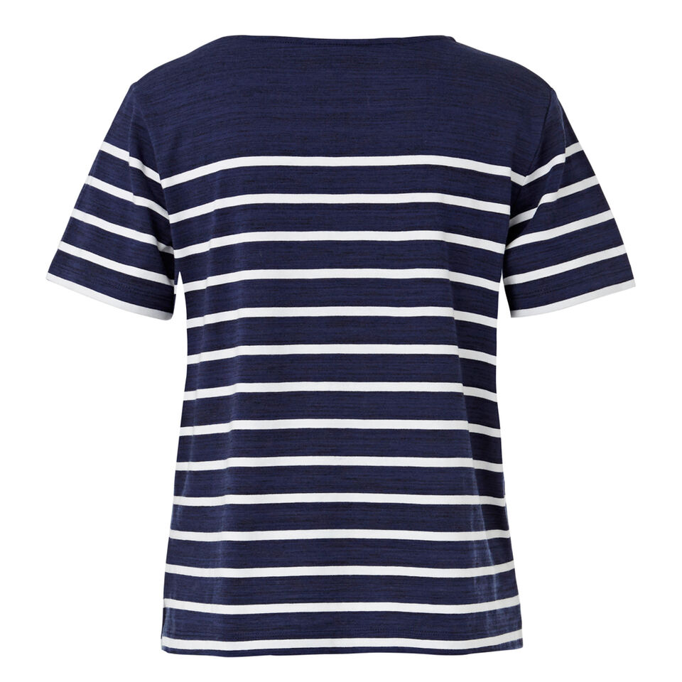 Indigo Stripe Tee  