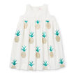 Pineapple Embroidered Dress    hi-res