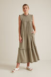 Shirred Crinkle Dress    hi-res