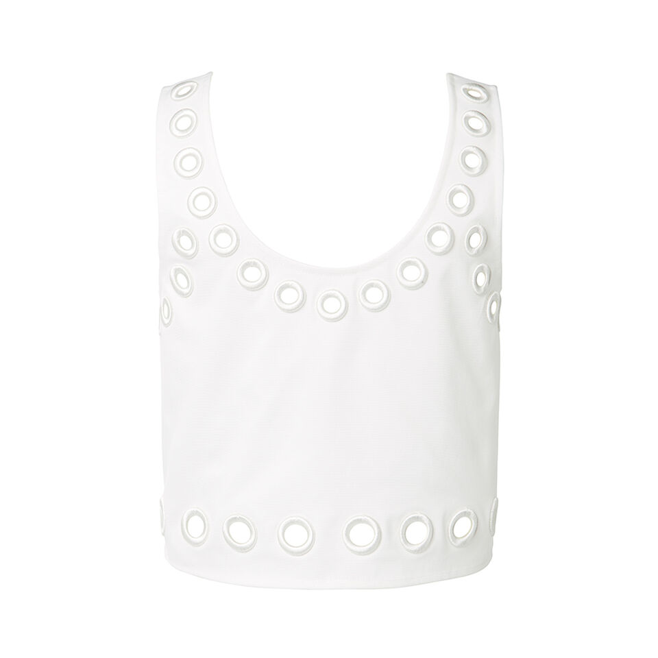 Collection Eyelet Crop Top  