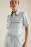 Denim Jumpsuit  Pale Blue Denim  hi-res