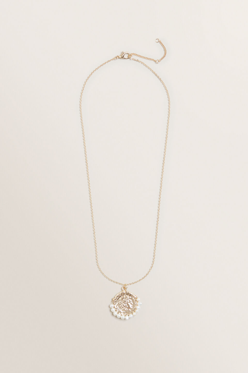 Pearl Coin Necklace  