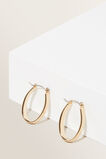 Mini Folded Earrings  Gold  hi-res