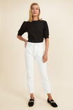 Textured Crepe Top  Black  hi-res