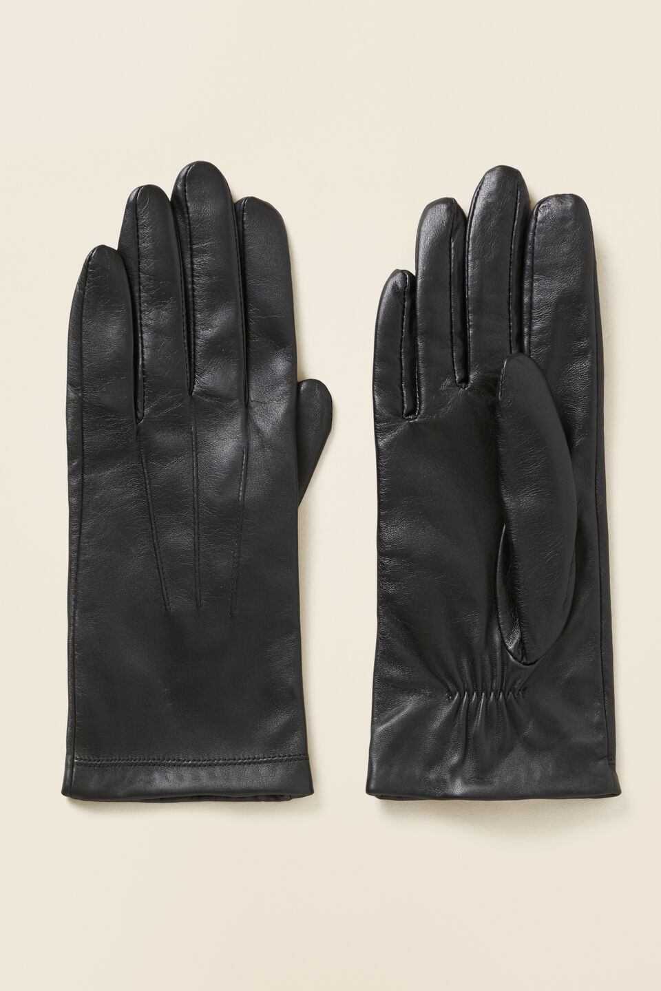 Leather Gloves  Black