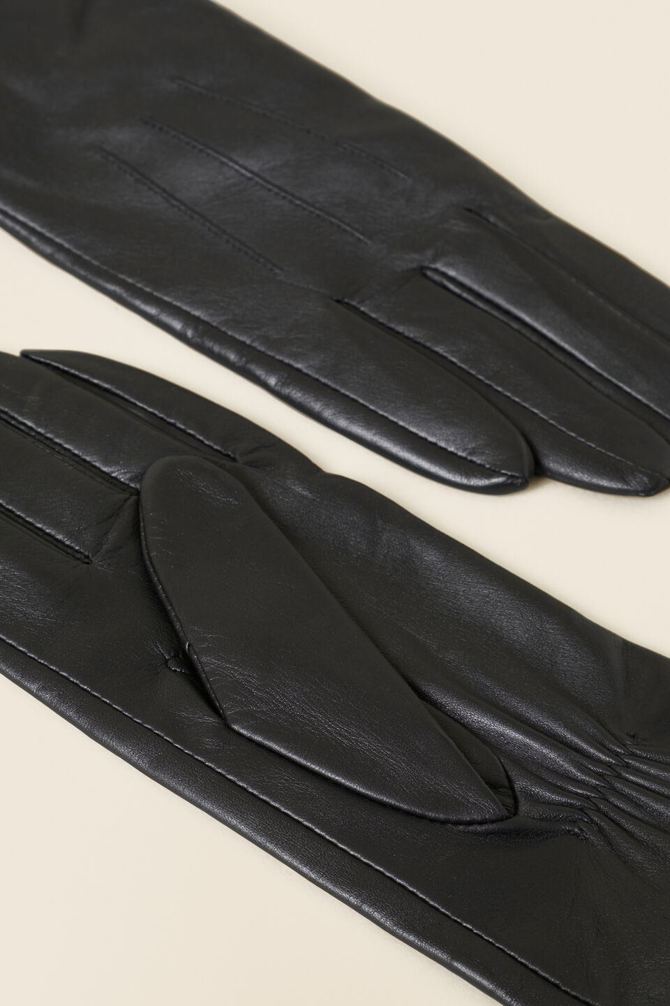 Leather Gloves  Black