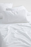 Alba King Fitted Sheet  White  hi-res