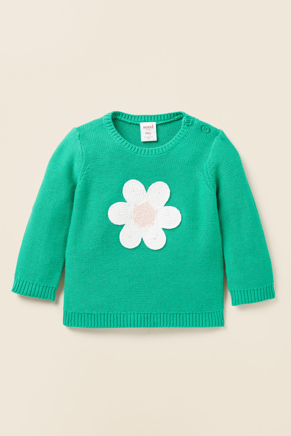 Flower Knit  Basil