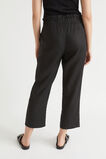 Core Linen Paperbag Pant  Black  hi-res