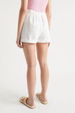 Button Pleat Front Short  Whisper White  hi-res