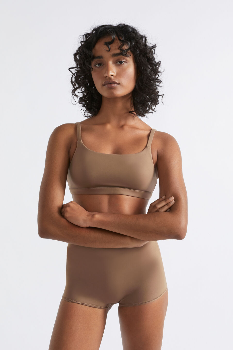 Basic Bralette  Mocha