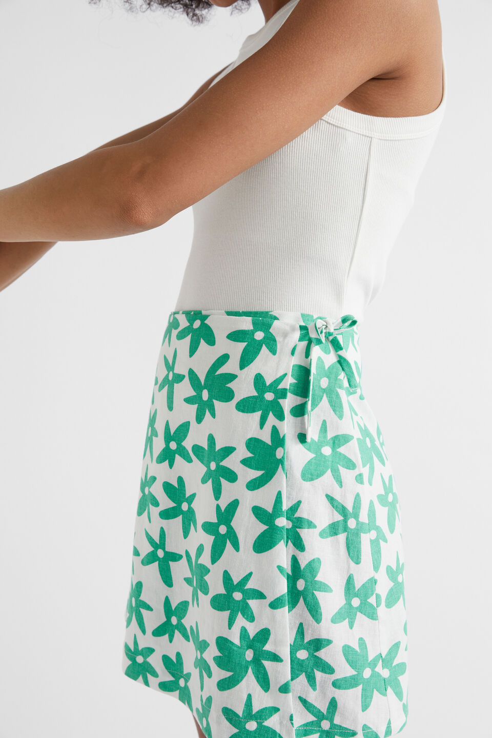 Daisy Wrap Skirt  Multi