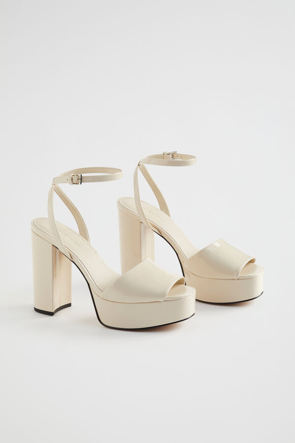 Paige Platform Heel  Stone Patent  hi-res