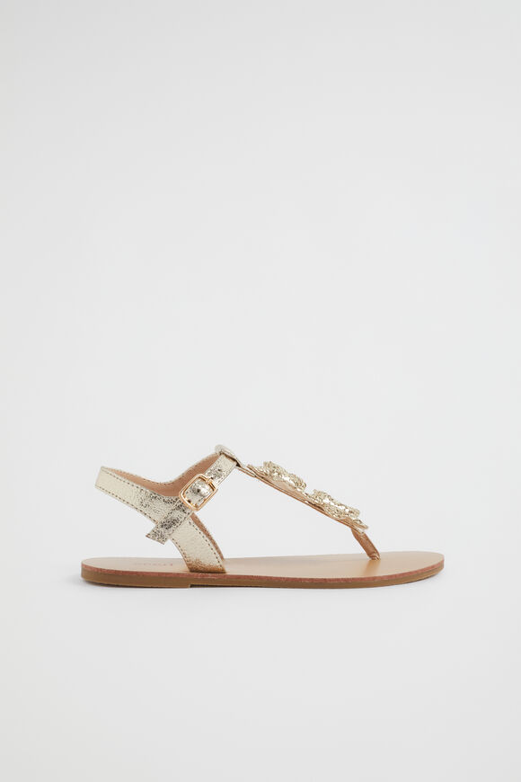 Star T-Bar Sandal  Gold  hi-res