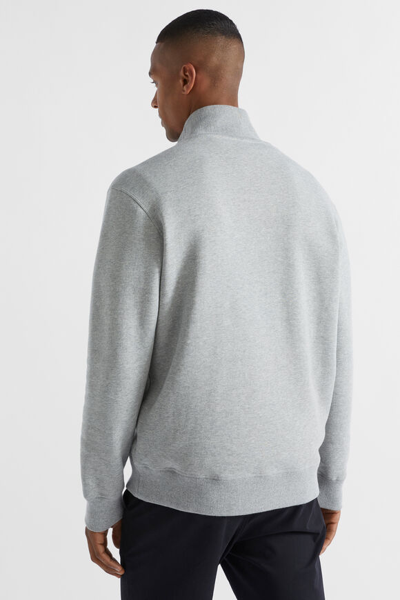 Half Zip Sweatshirt  Grey Marle  hi-res