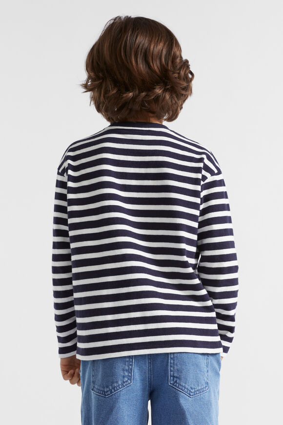 Core Rugby Pocket Tee  Midnight Stripe  hi-res