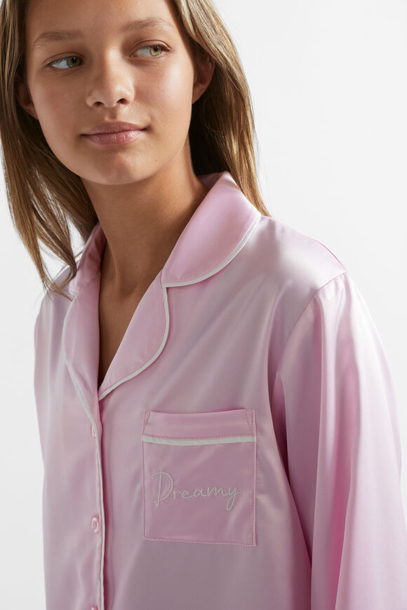 Satin Pyjama  Soft Pink  hi-res