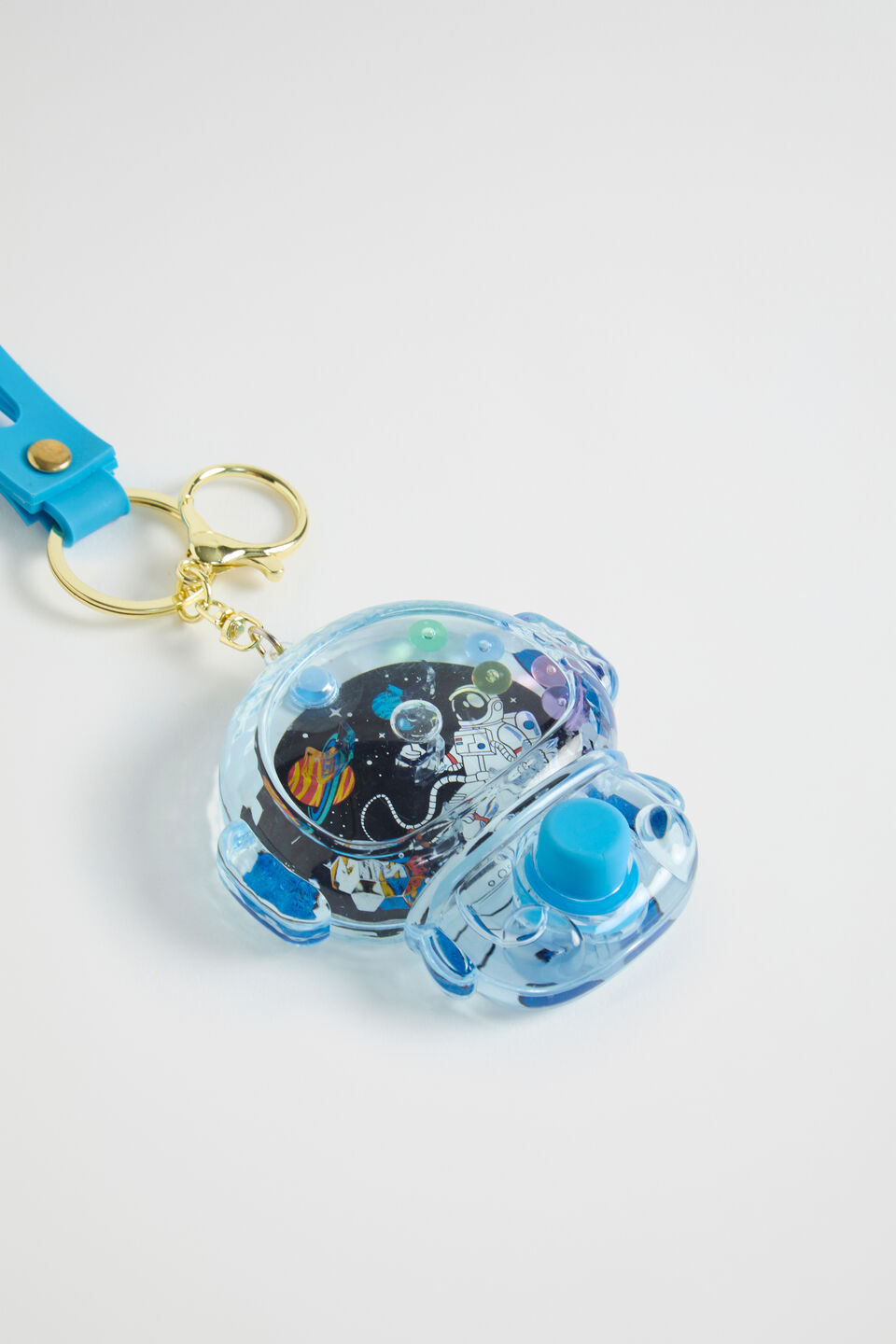 Water Filled Games Keychain  Multi