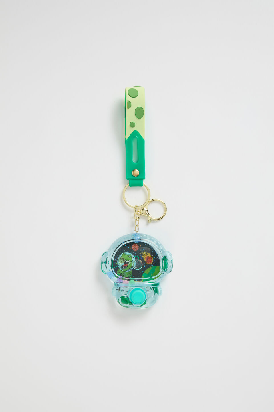 Water Filled Games Keychain  Multi