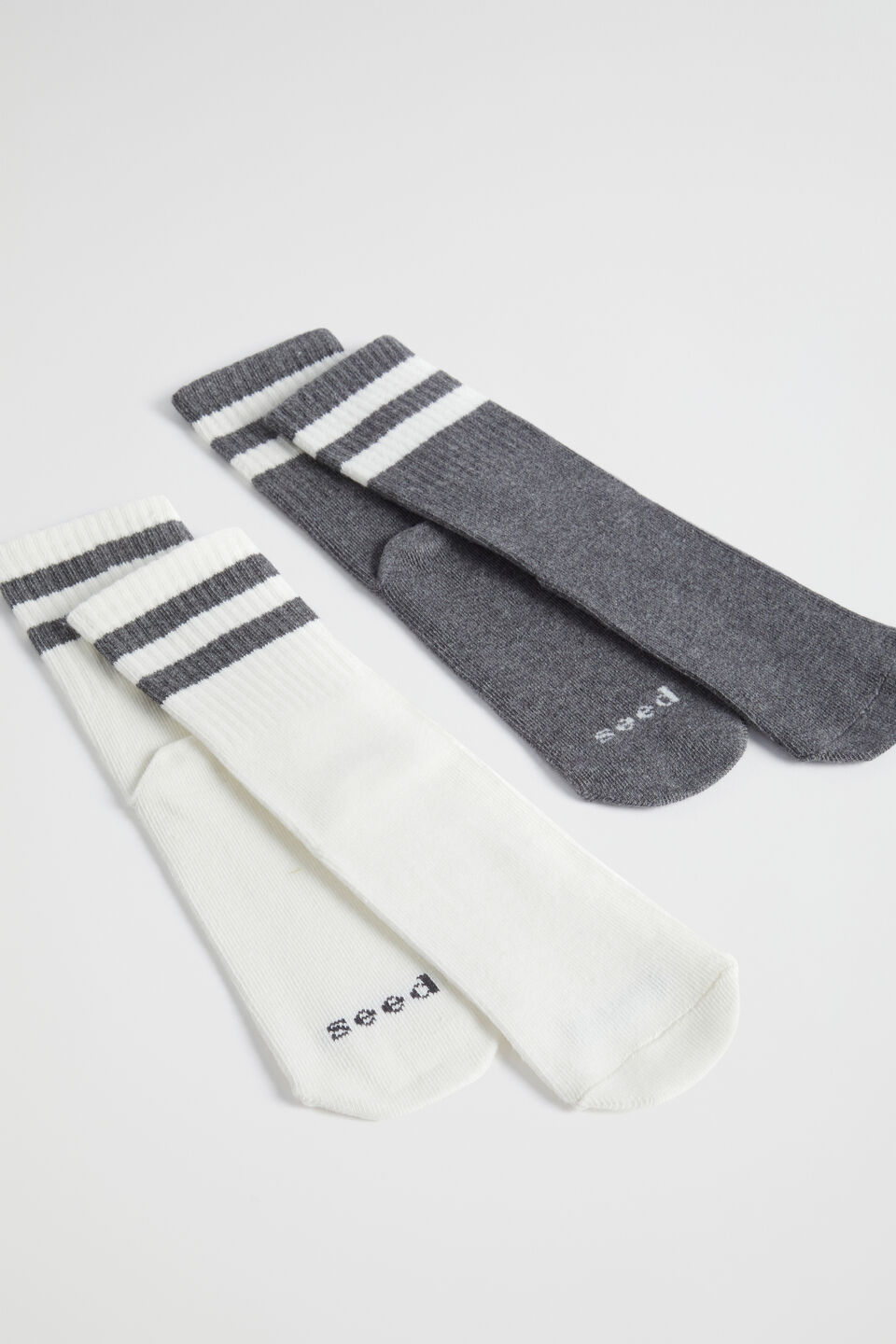 Stripe Rib Sock 2 Pack  Multi