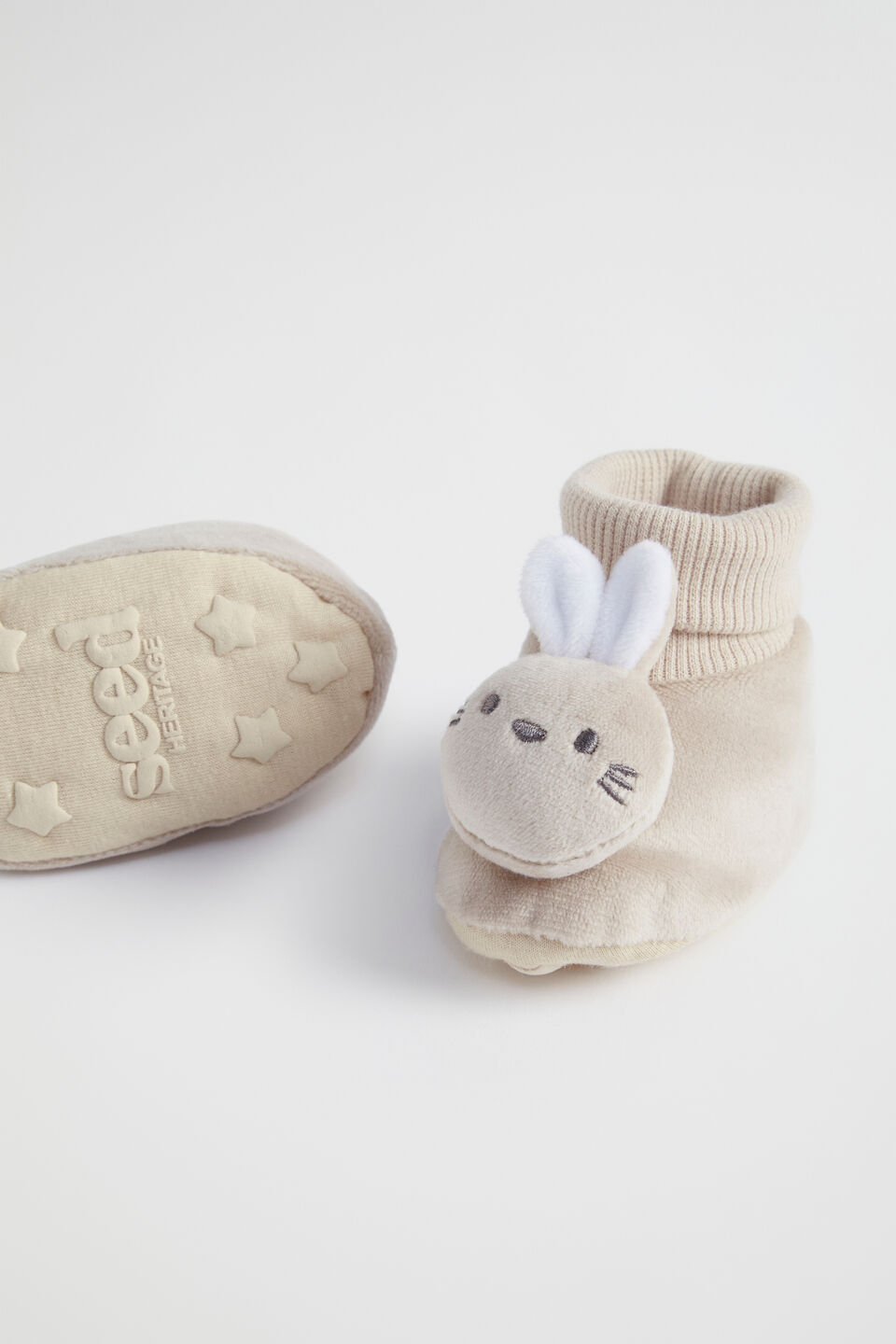 Bunny Rattle Bootie  Chai