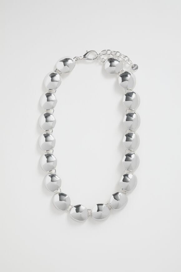 Pebble Necklace  Silver  hi-res