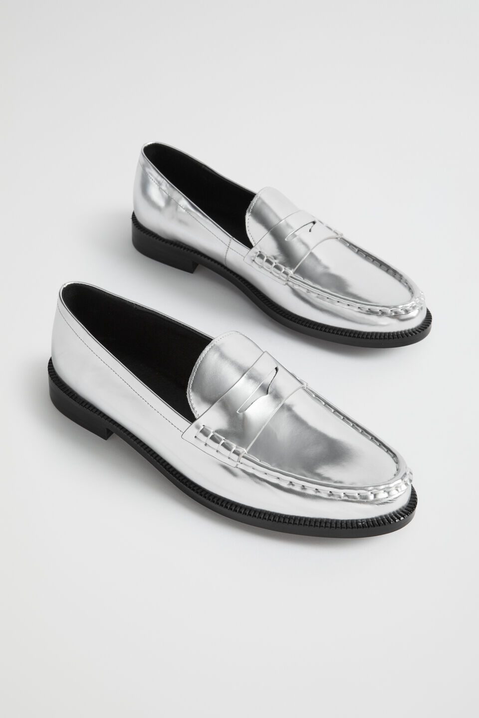Kendall Loafer  Silver