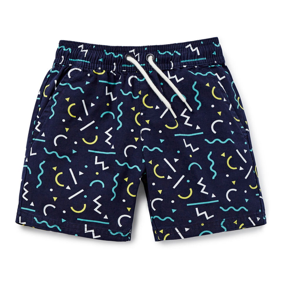 Squiggle Print Short  